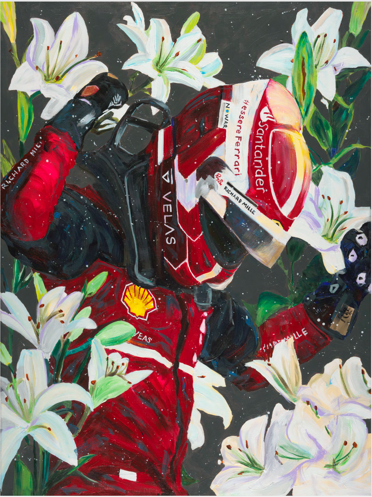 Charles Leclerc Ferrari Art Print