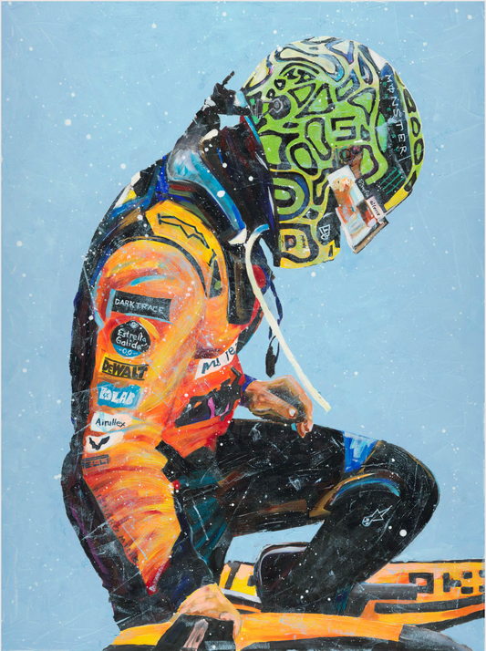 Lando Norris McLaren Art Print